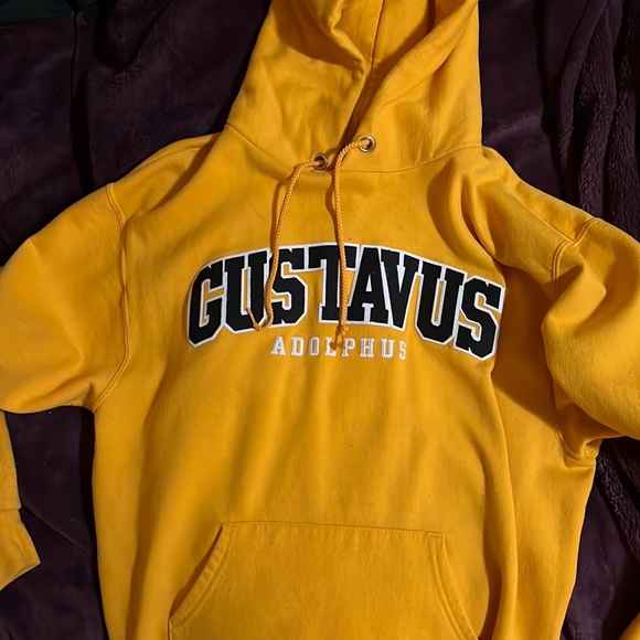 Mustard yellow Gustavus sweatshirt - Picture 1 of 4
